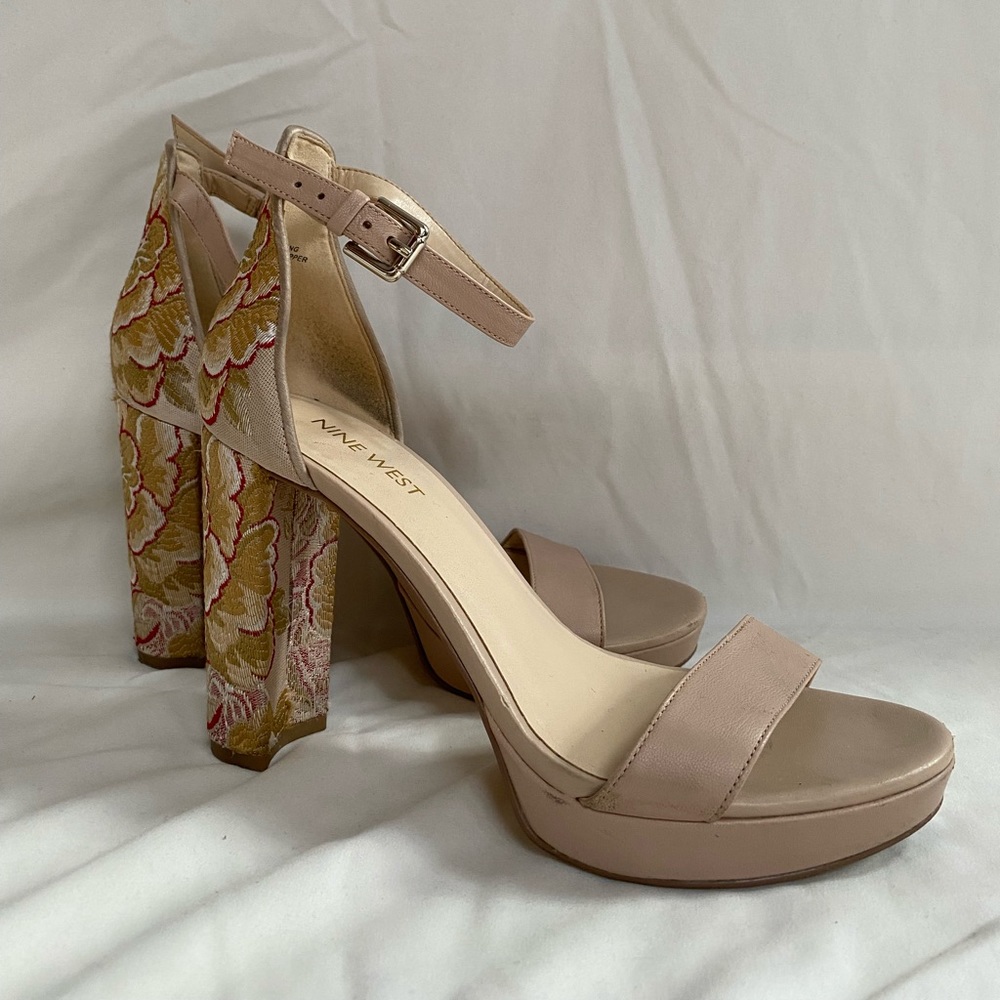 Nine West Nude heels